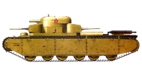 Тяжелый танк Т-35 Сухопутный дредноут Красной Армии артикул 3654c.