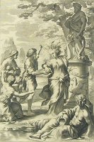 Дафна Гравюра (середина XVII века), Нидерланды артикул 3747c.